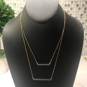 Boker New (t) Gold & Silver bar necklace